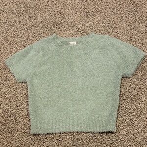 Altar'd State Sage Textured Knit Top